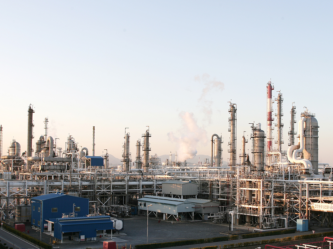 SK피아이씨글로벌이 근무하는 울산 사업장